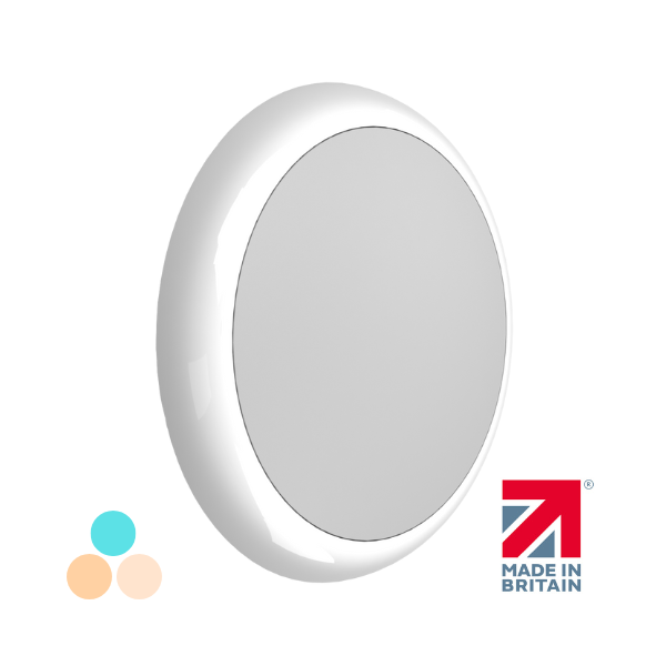 Yaxley Slim Circular Tri-Colour IP65 14W/20W